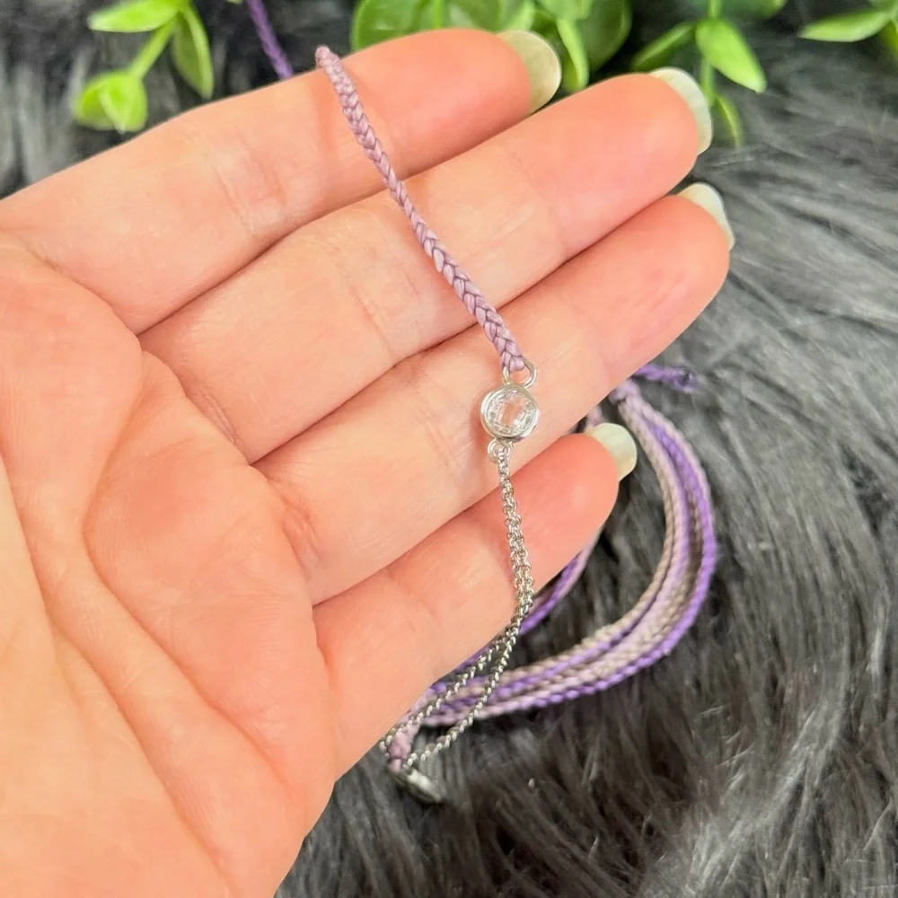 Pura Vida Purple Ombre Multi-Strand Cord Bracelet Set‎